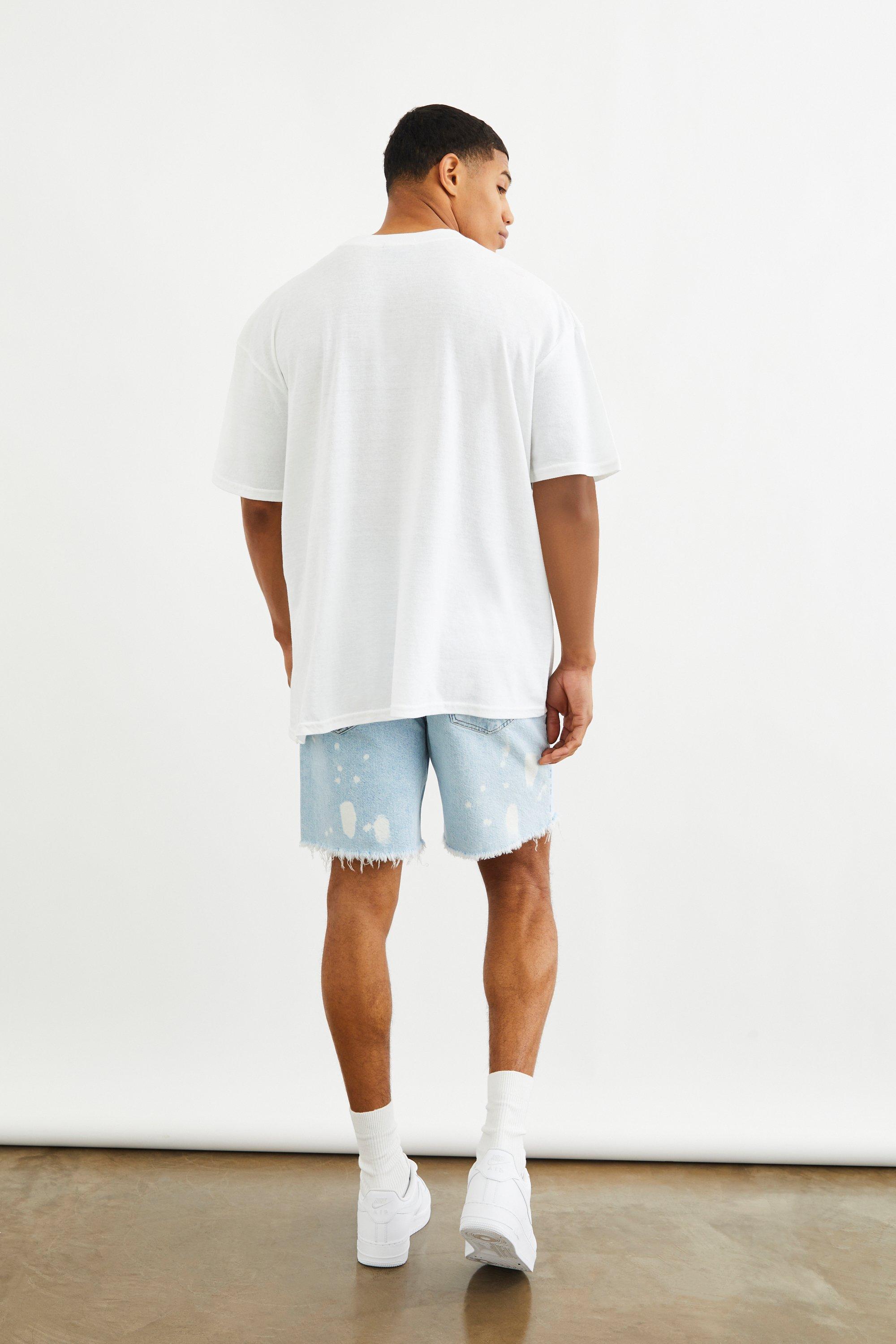 Raw hem shorts on sale mens